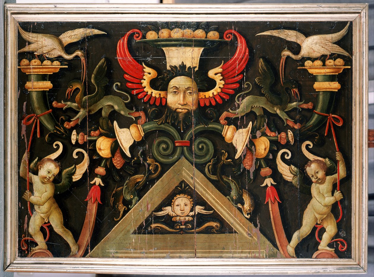 Groteski, ok. 1510-15 (tempera na drewnie sosnowym) autorstwa Matteo di Giuliano di Lorenzo Balducci