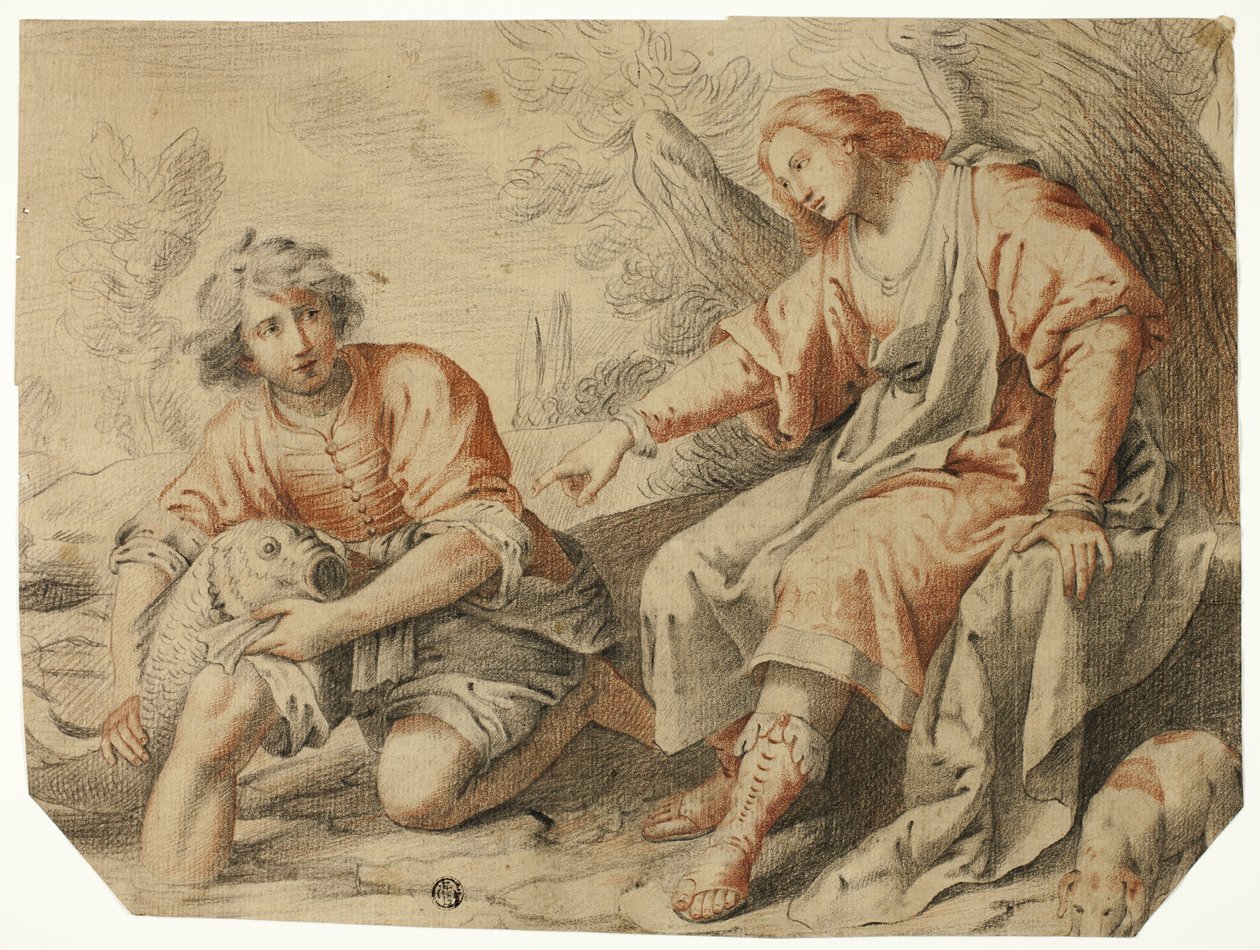 Tobiasz i anioł autorstwa Matteo Rosselli