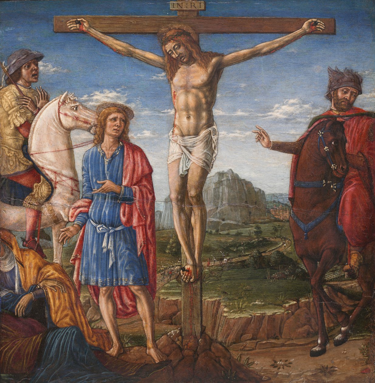 Ukrzyżowanie, lata 70. XIV wieku. autorstwa Matteo di Giovanni