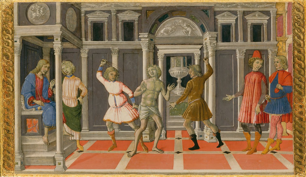 Sen św. Hieronima, 1476. autorstwa Matteo di Giovanni