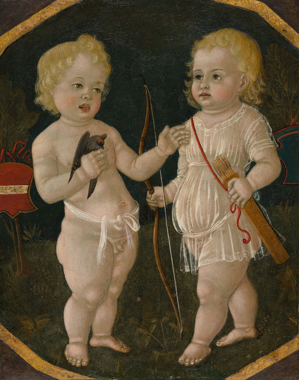 Dwa Putti autorstwa Matteo di Giovanni
