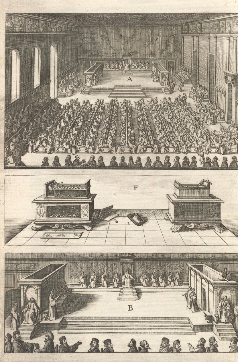 Płyta z „Topografii Włoch” autorstwa Matthaus the Elder Merian