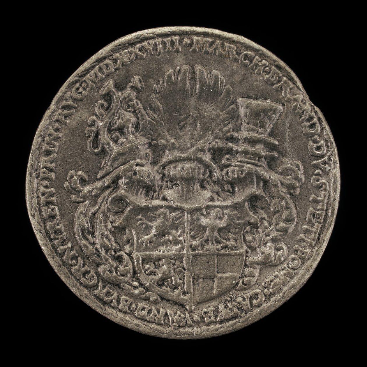 Blazon broni [rewers], 1528. autorstwa Matthes Gebel