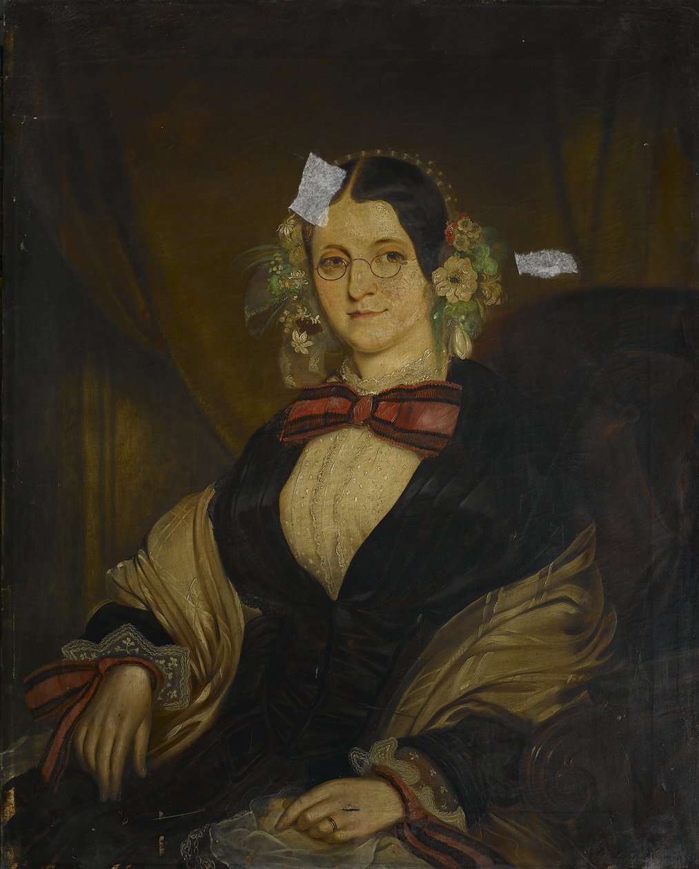 Pani Wiliam Bate, żona dr. Williama Bate Juniora, ok. 1854 r. autorstwa Matthew Popham