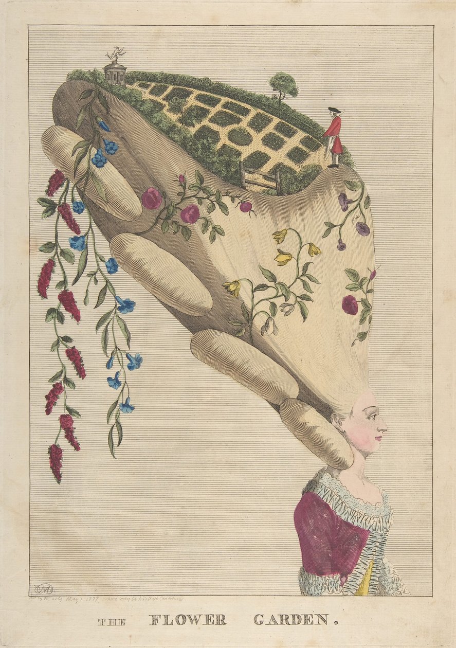 Ogród Kwiatowy, 1 maja 1777. autorstwa Matthew Darly