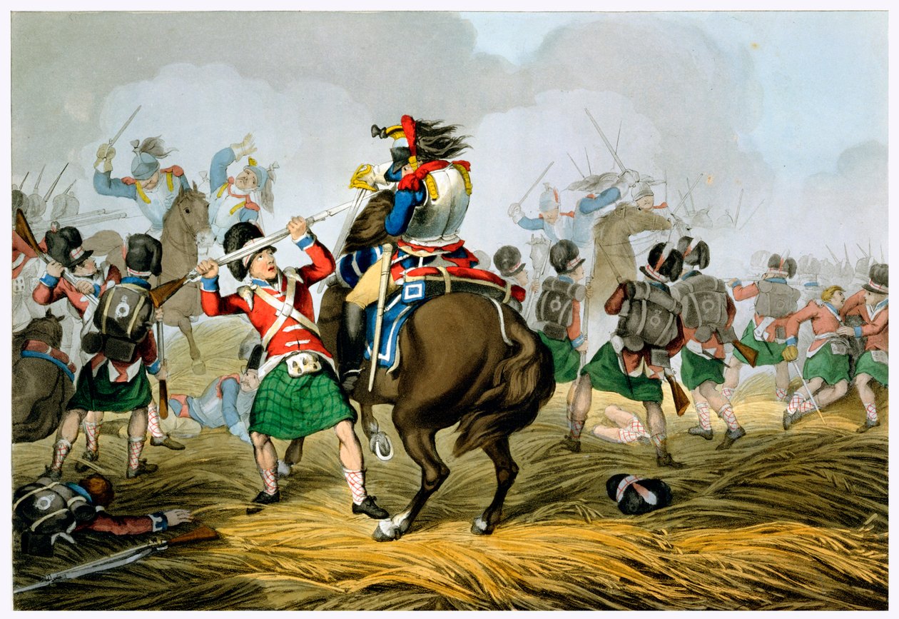 Bitwa pod Waterloo, 1815 1817 autorstwa Matthew Dubourg