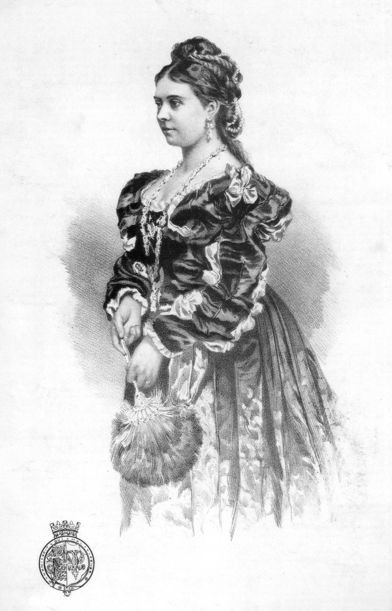 Księżniczka koronna Niemiec, 1877 autorstwa Matthews and Son