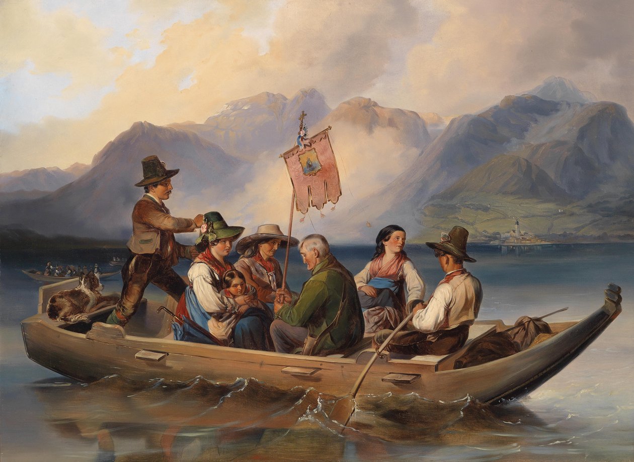 Przeprawa nad Wolfgangsee autorstwa Matthias Ranftl