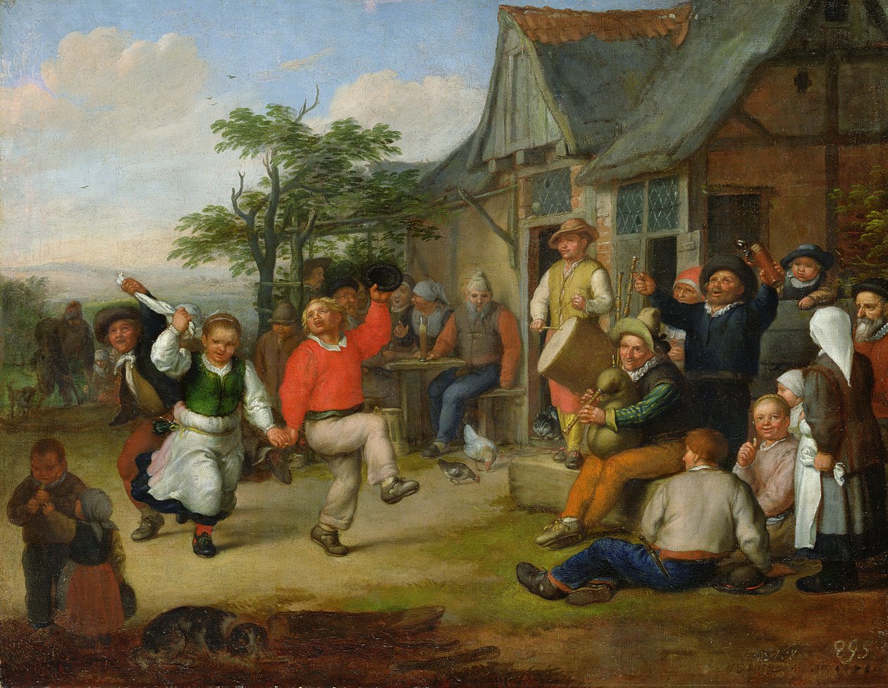 Taniec chłopski, 1678 (patrz także 150652) autorstwa Matthias Scheits