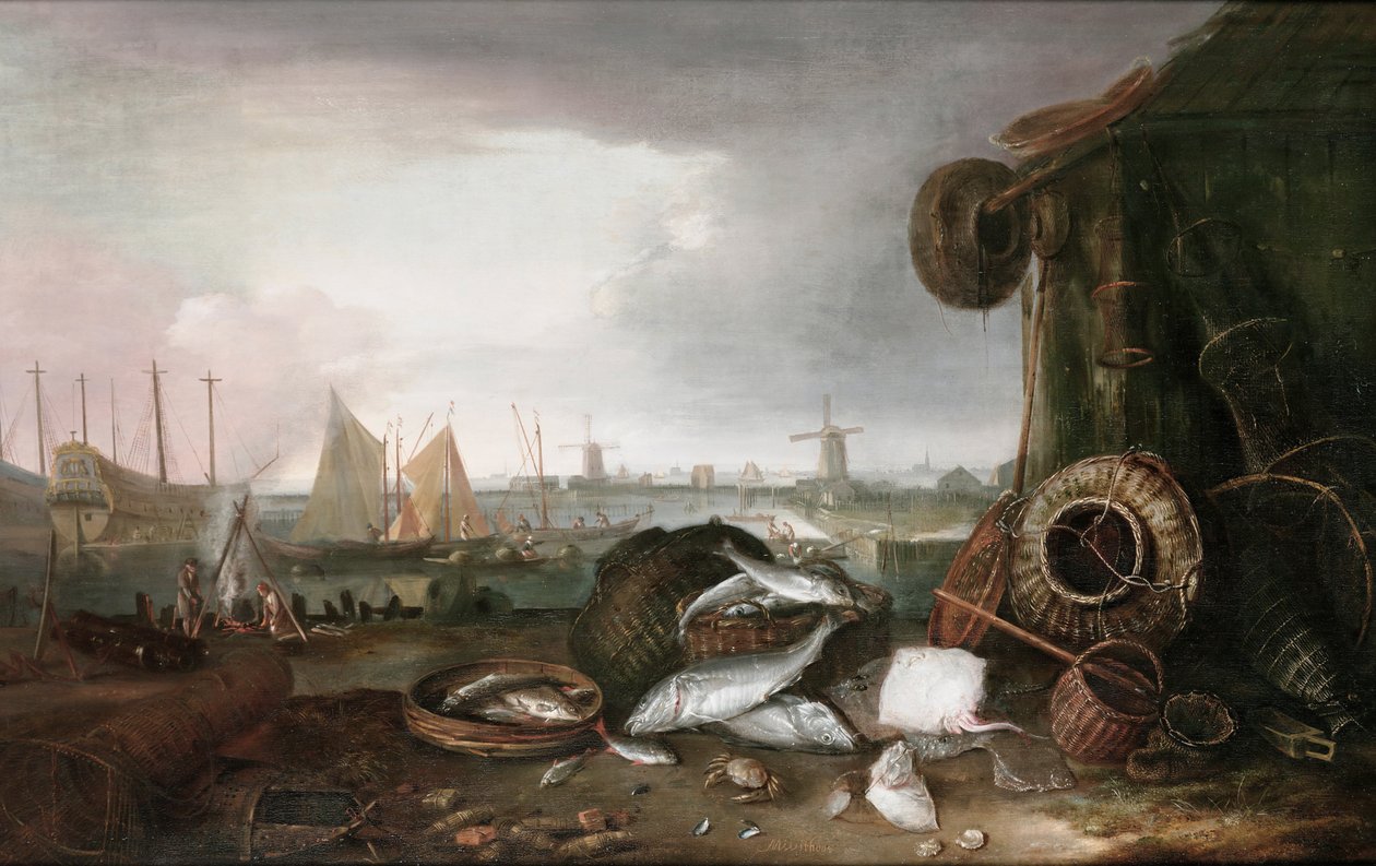 niderlandzki: De Grashaven autorstwa Matthias Withoos
