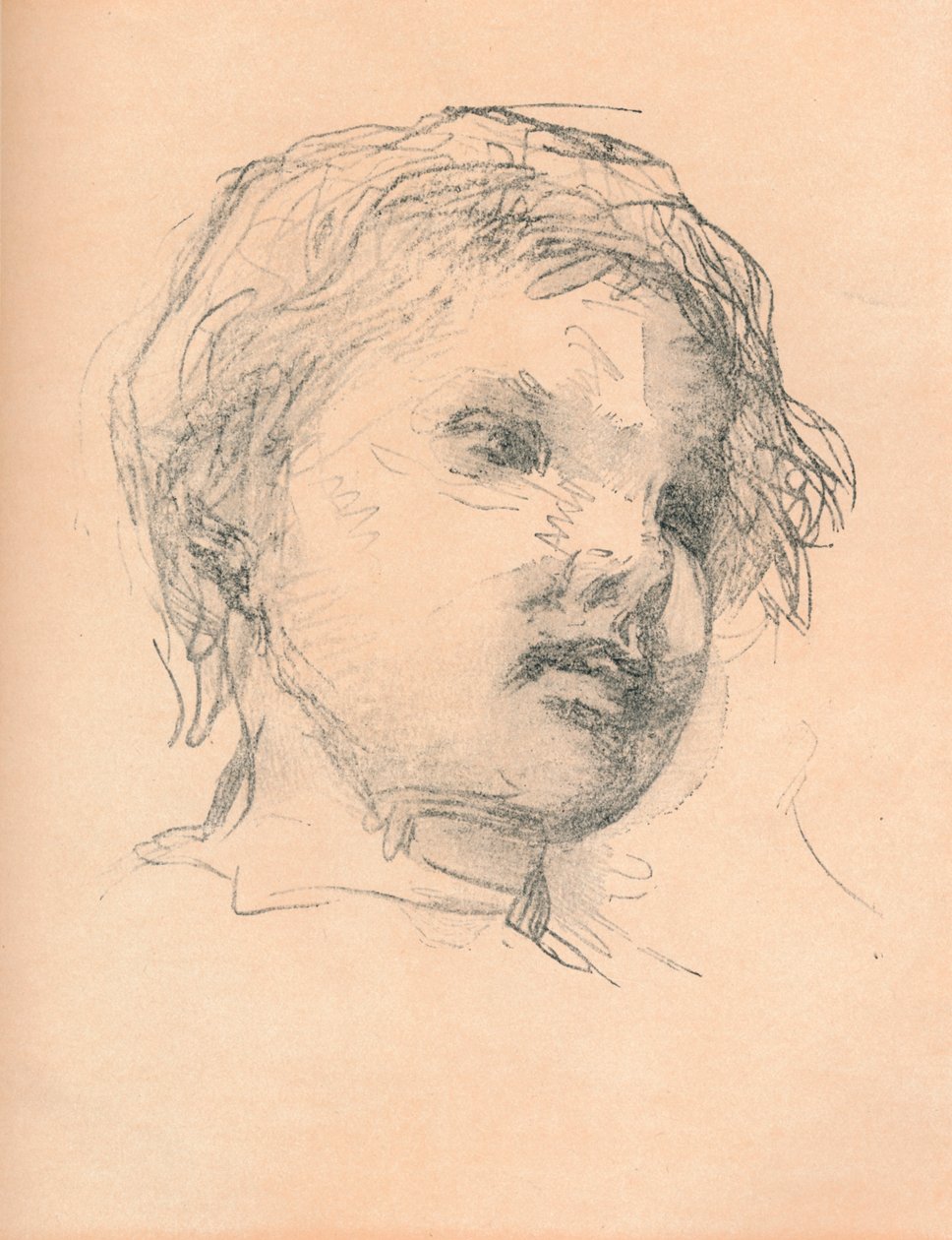 Szkic dziecka, ok. 1920 autorstwa Matthias Marris