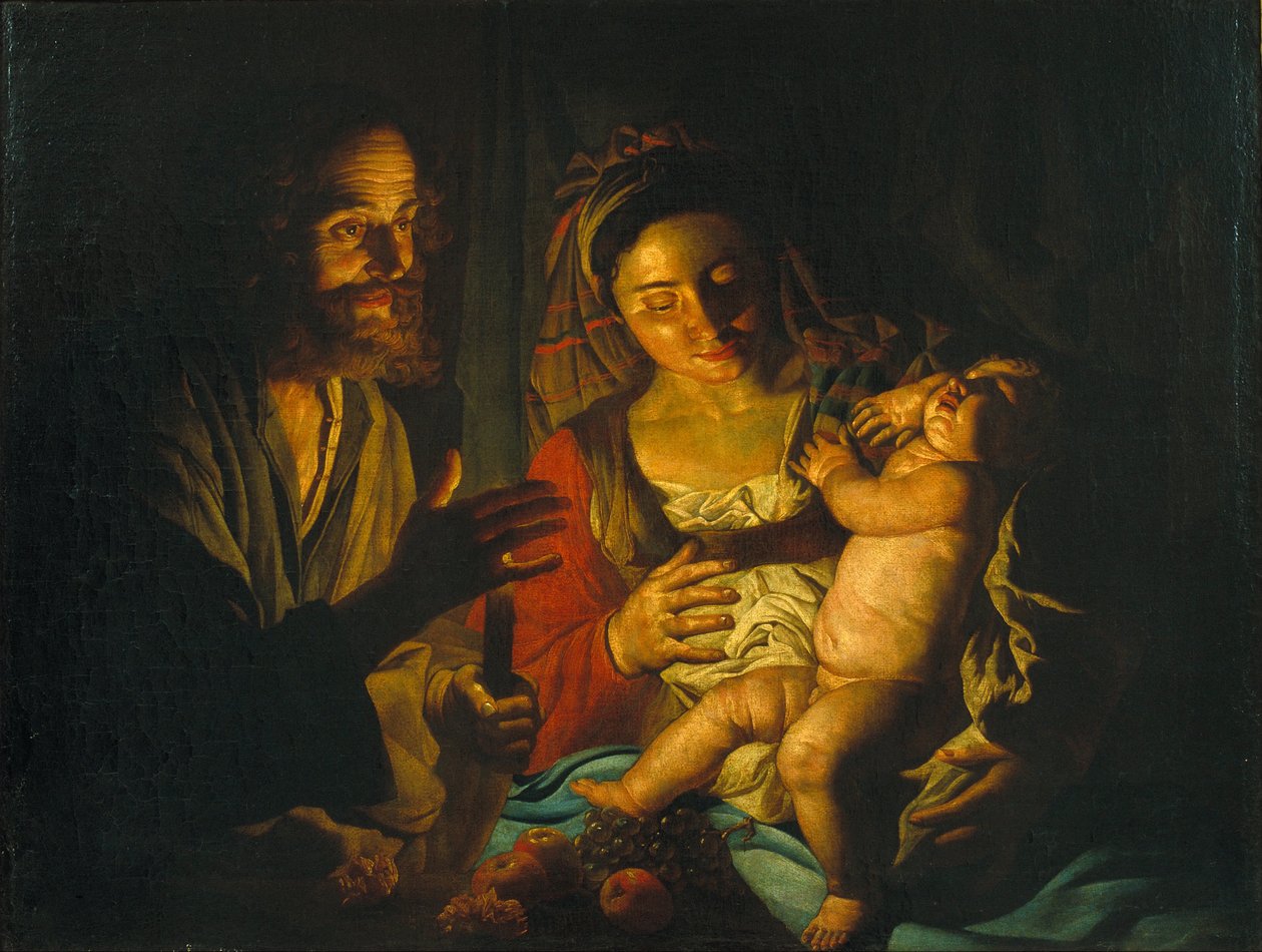 Święta Rodzina autorstwa Matthias Stom