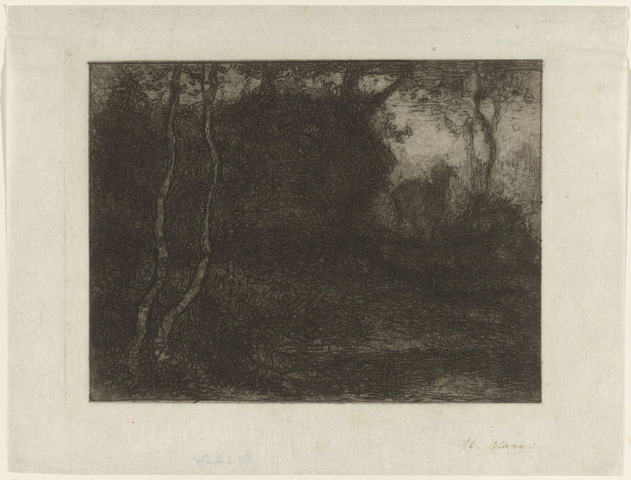 Las z dzieckiem autorstwa Matthijs Maris