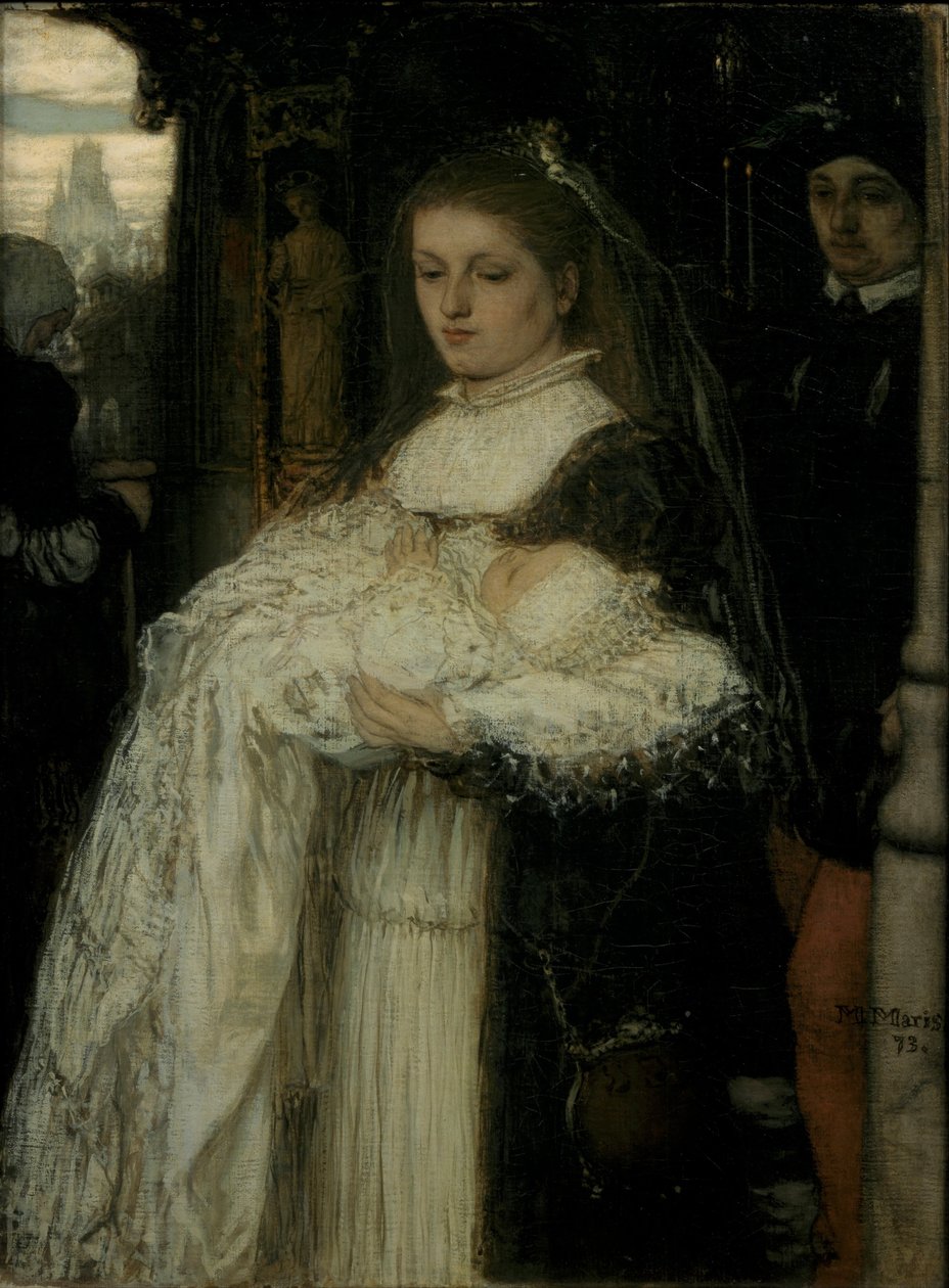 Procesja chrztu w Lozannie, 1873 r. autorstwa Matthijs Maris