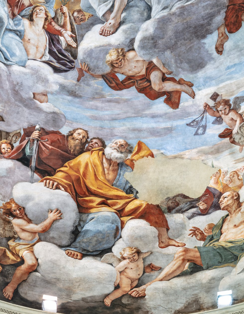 Paradise, szczegóły autorstwa Mattia (1613 99) Preti