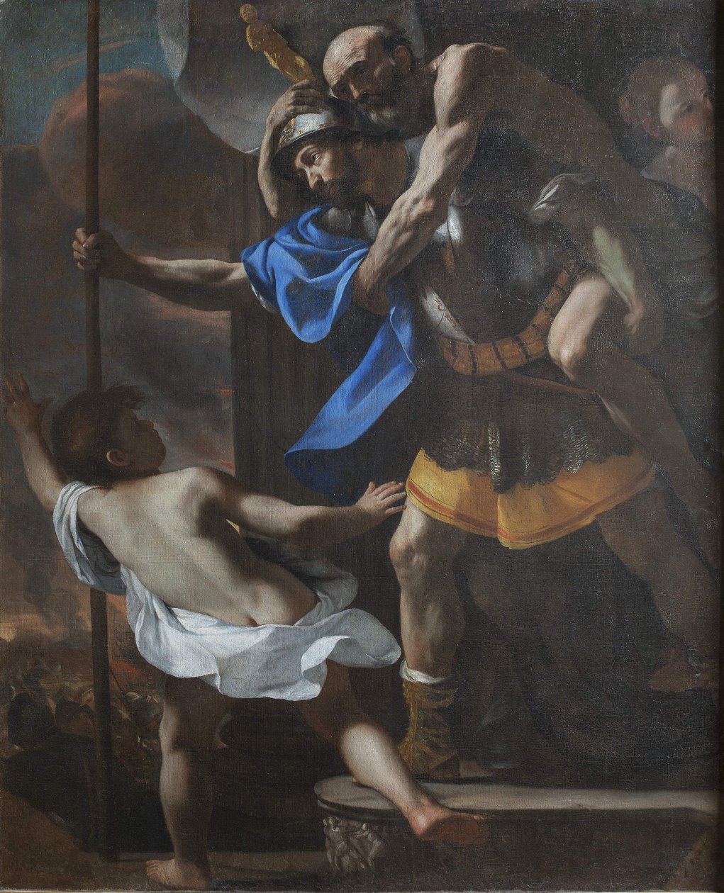 Ucieczka z Troi, 1635-1640. autorstwa Mattia Preti