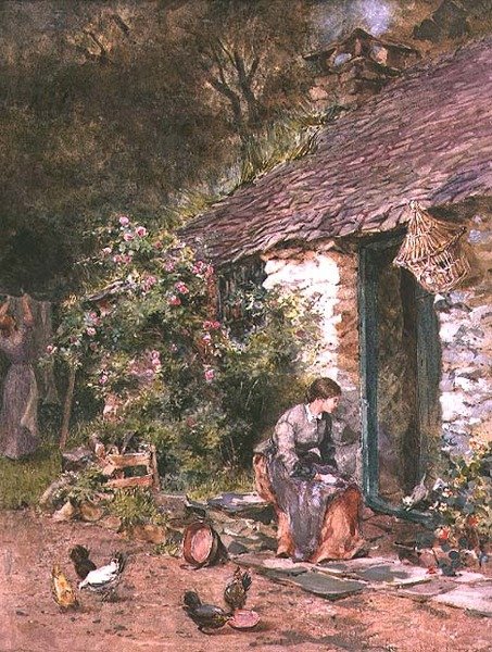 Chwila odpoczynku w Washday autorstwa Maud Naftel