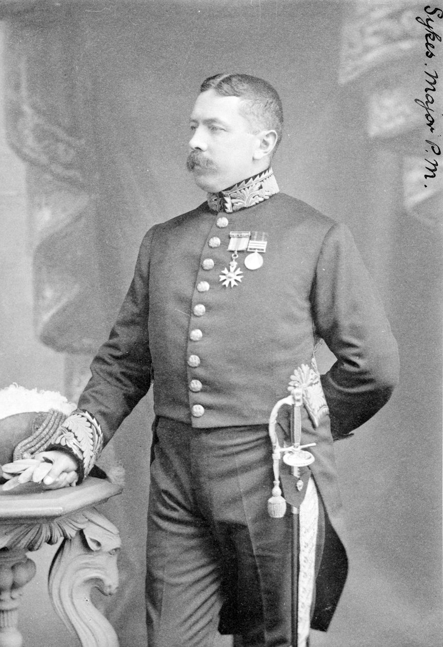 Generał brygady Sir Percy Molesworth Sykes autorstwa Maull and Fox
