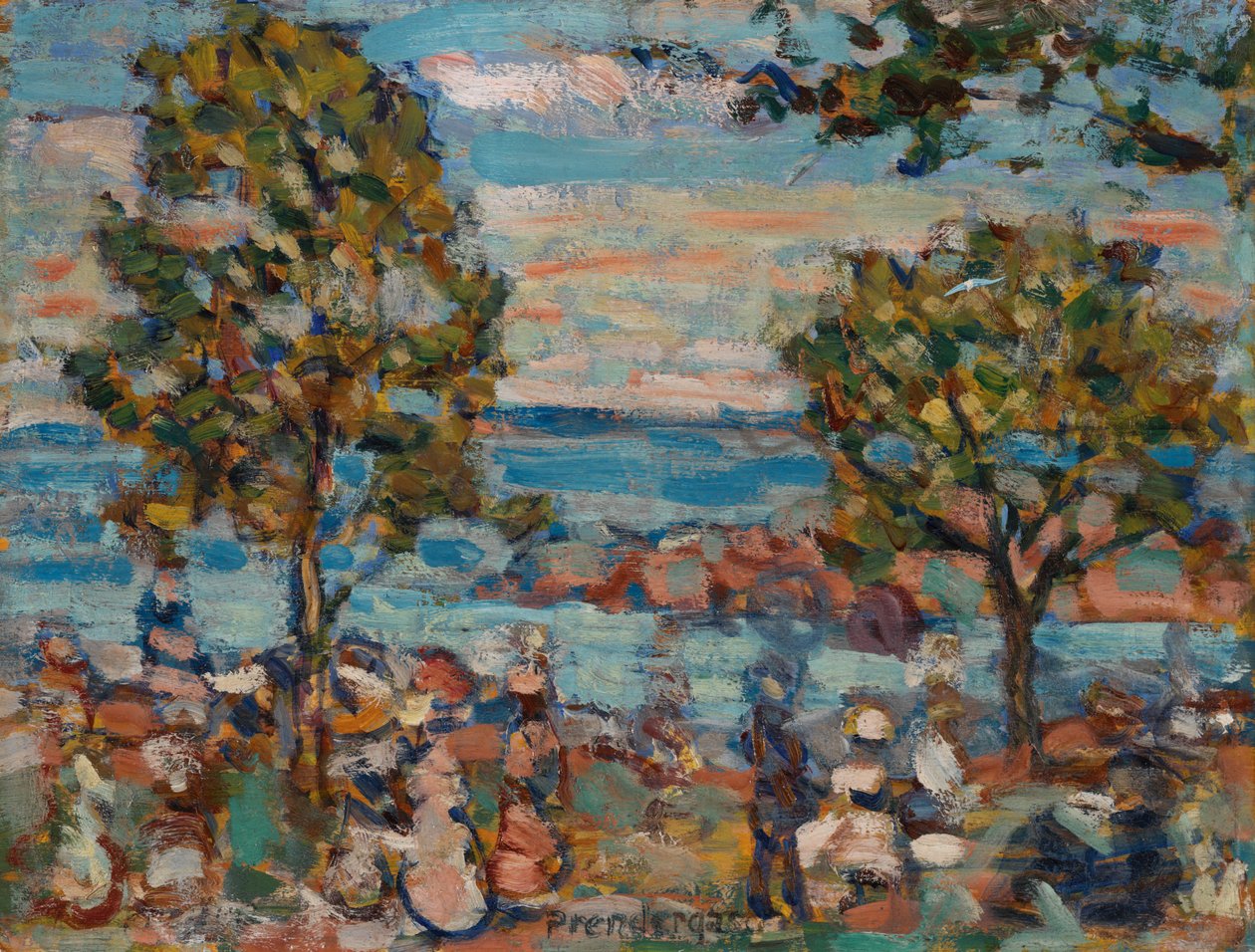 Scena na plaży autorstwa Maurice Brazil Prendergast