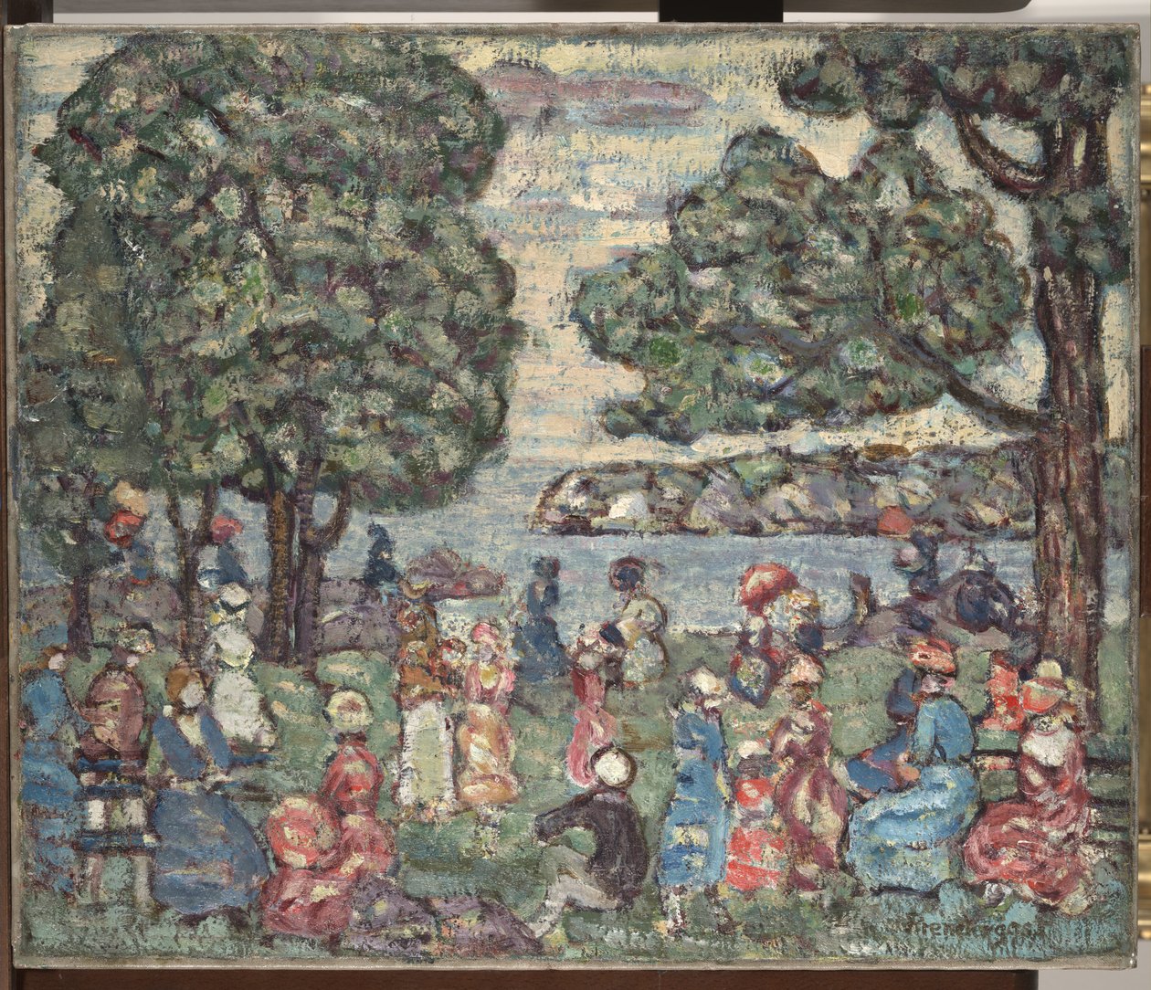 Scena parkowa, 1915 autorstwa Maurice Brazil Prendergast