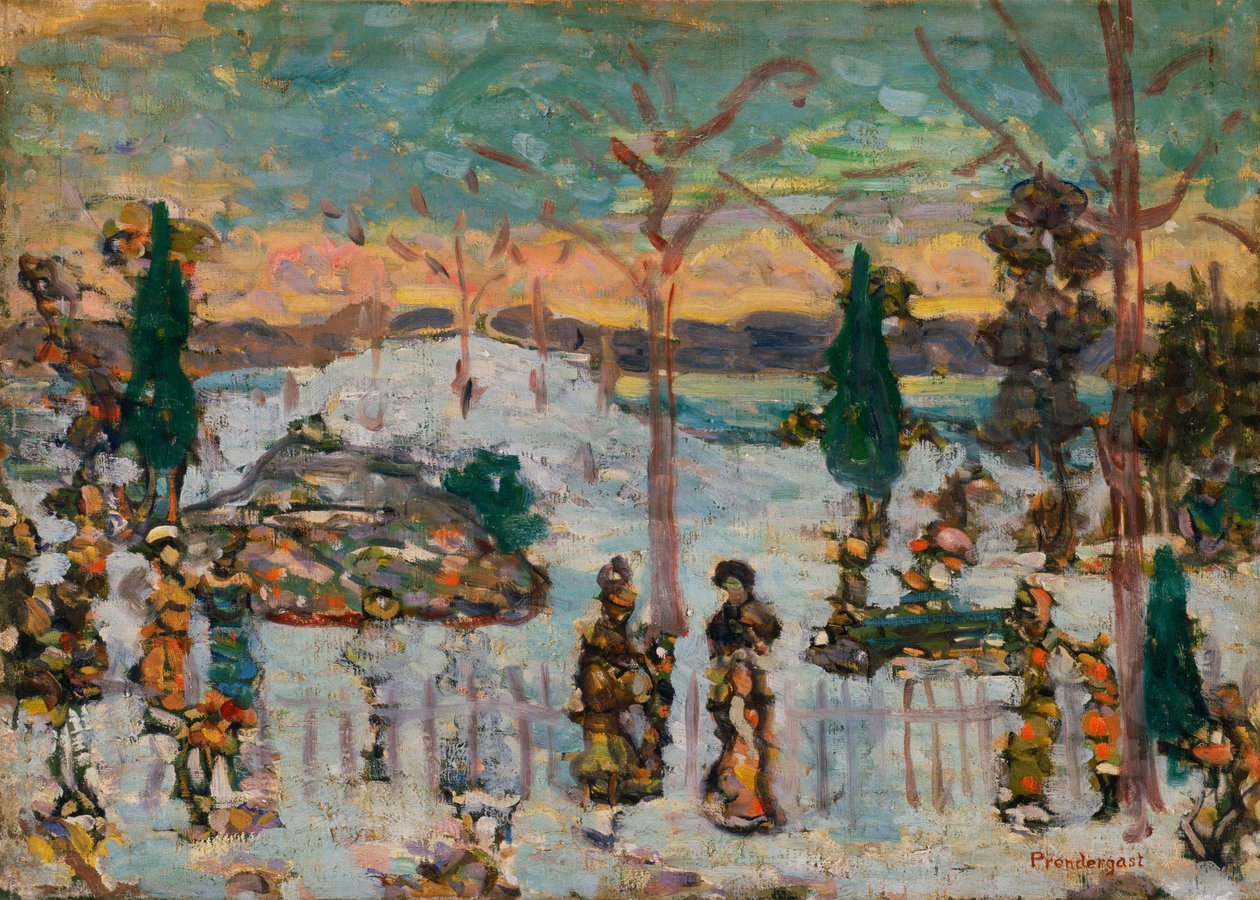 Śnieg w kwietniu autorstwa Maurice Brazil Prendergast