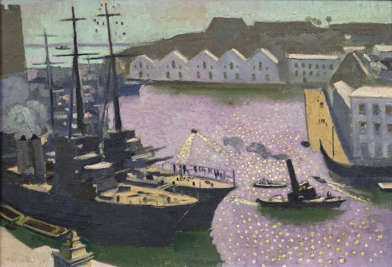 Port Brzeski, ok. 1932 autorstwa Maurice Denis