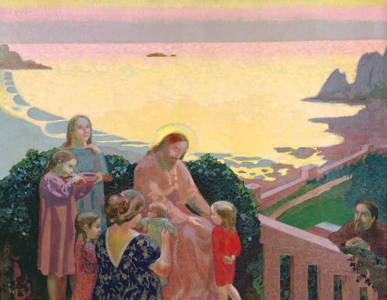 Chrystus z dziećmi, 1910 autorstwa Maurice Denis