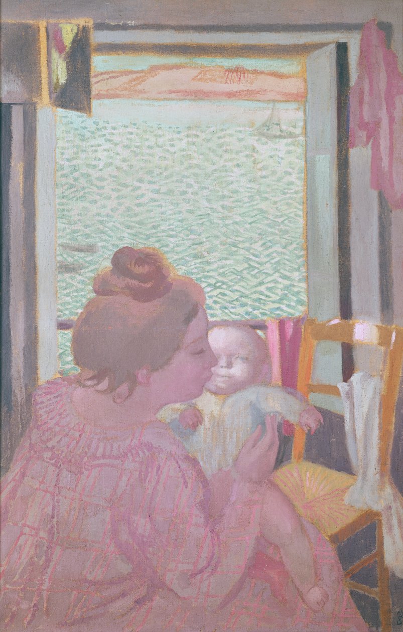 Macierzyństwo przy oknie, 1901 autorstwa Maurice Denis