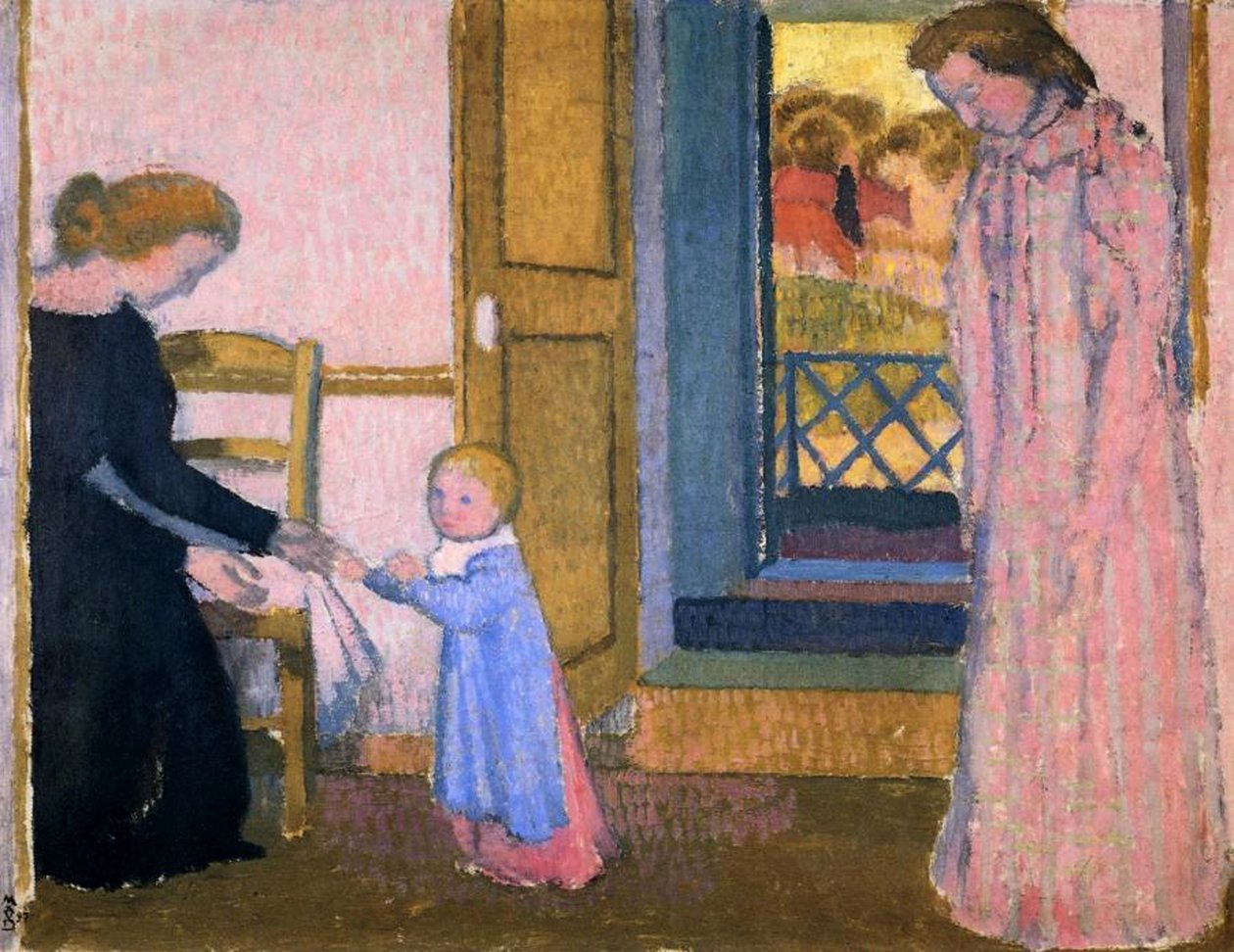 Pierwsze kroki Noelle, 1897 autorstwa Maurice Denis