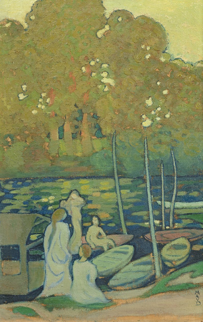 Nimfy, czyli Sekwana w Port-Marly, ok. 1890 r. autorstwa Maurice Denis