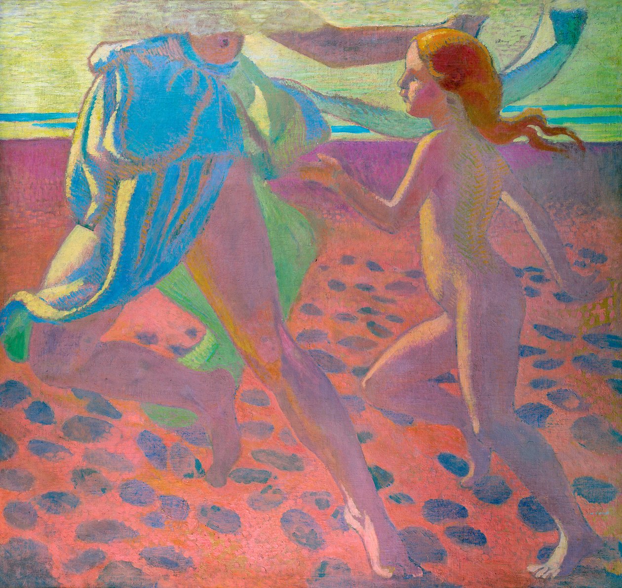 Na plaży, 1912 autorstwa Maurice Denis