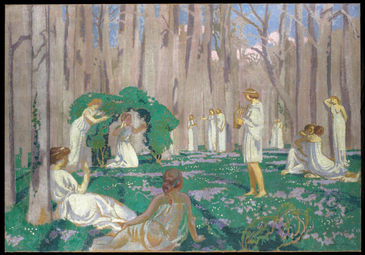 Orfeusz i Eurydyka, 1910 autorstwa Maurice Denis