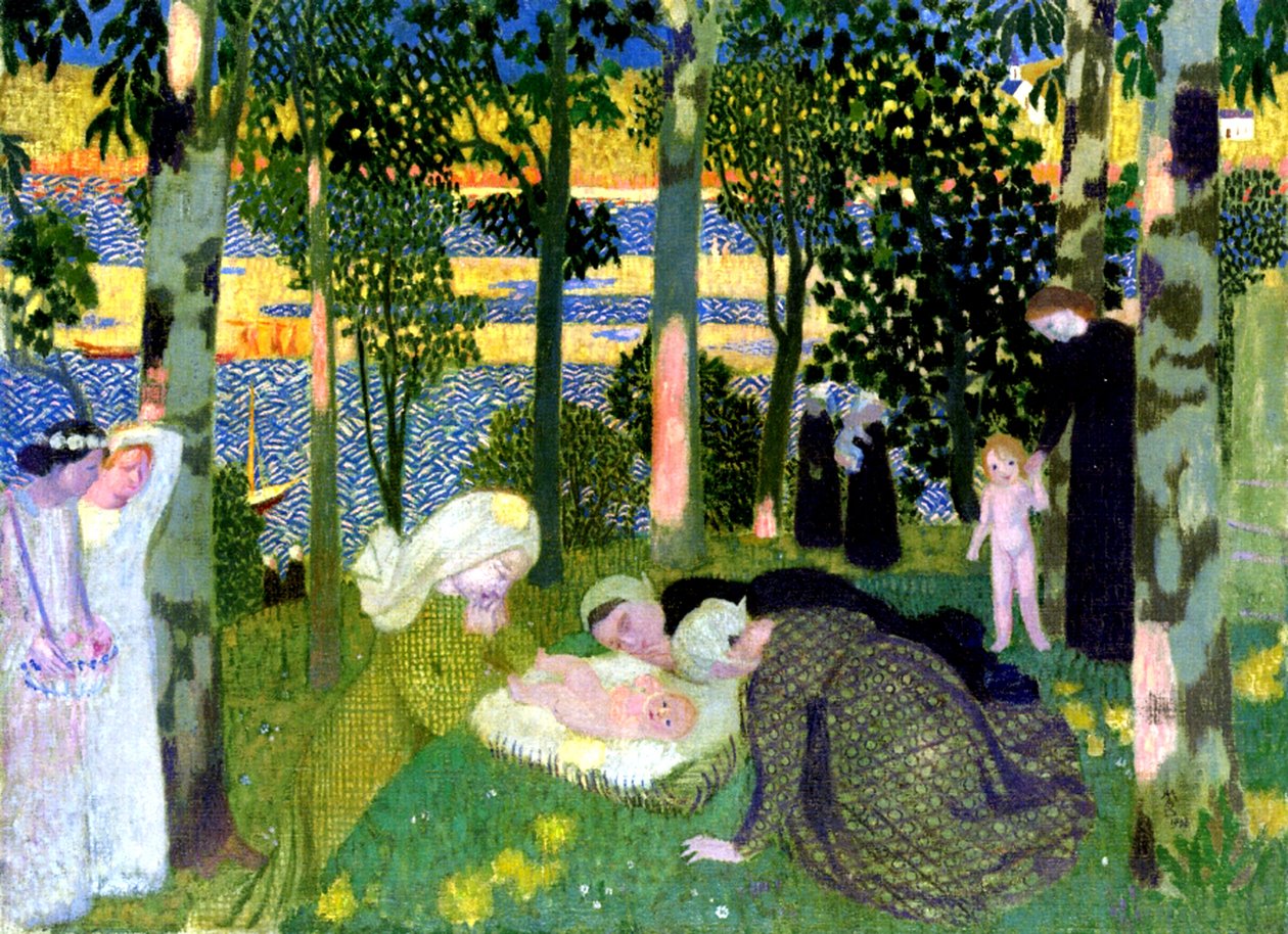 Nowo narodzeni, 1900 autorstwa Maurice Denis