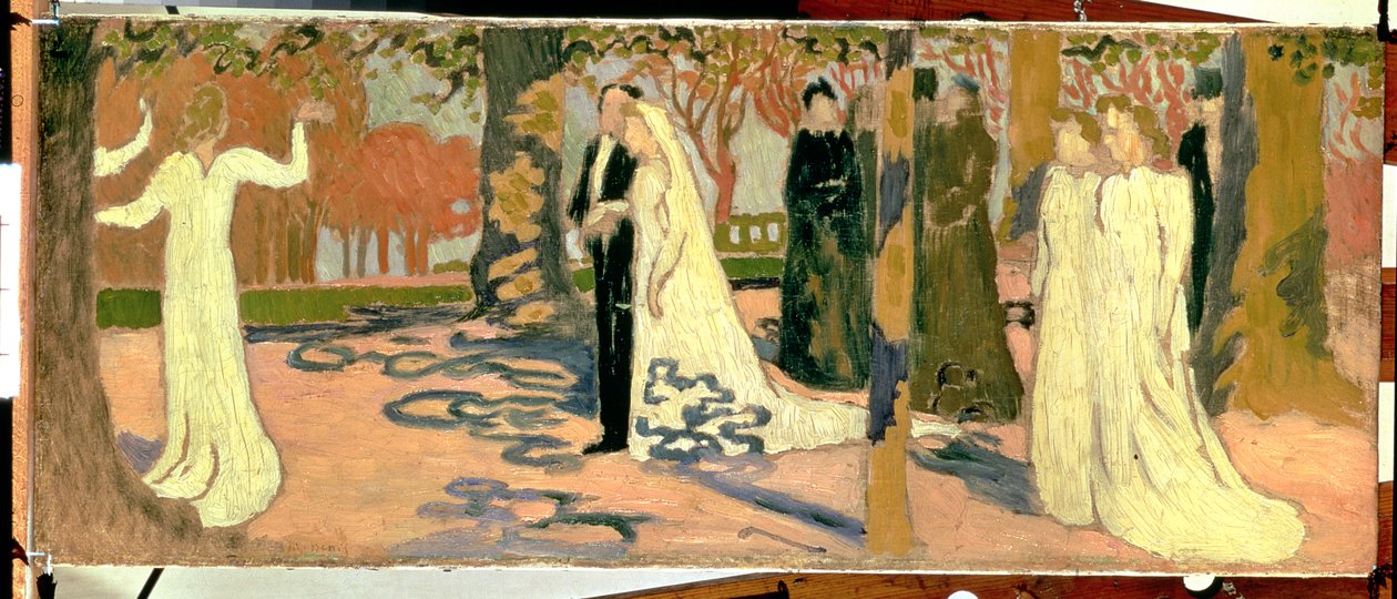 Procesja ślubna, ok. 1892-93 autorstwa Maurice Denis