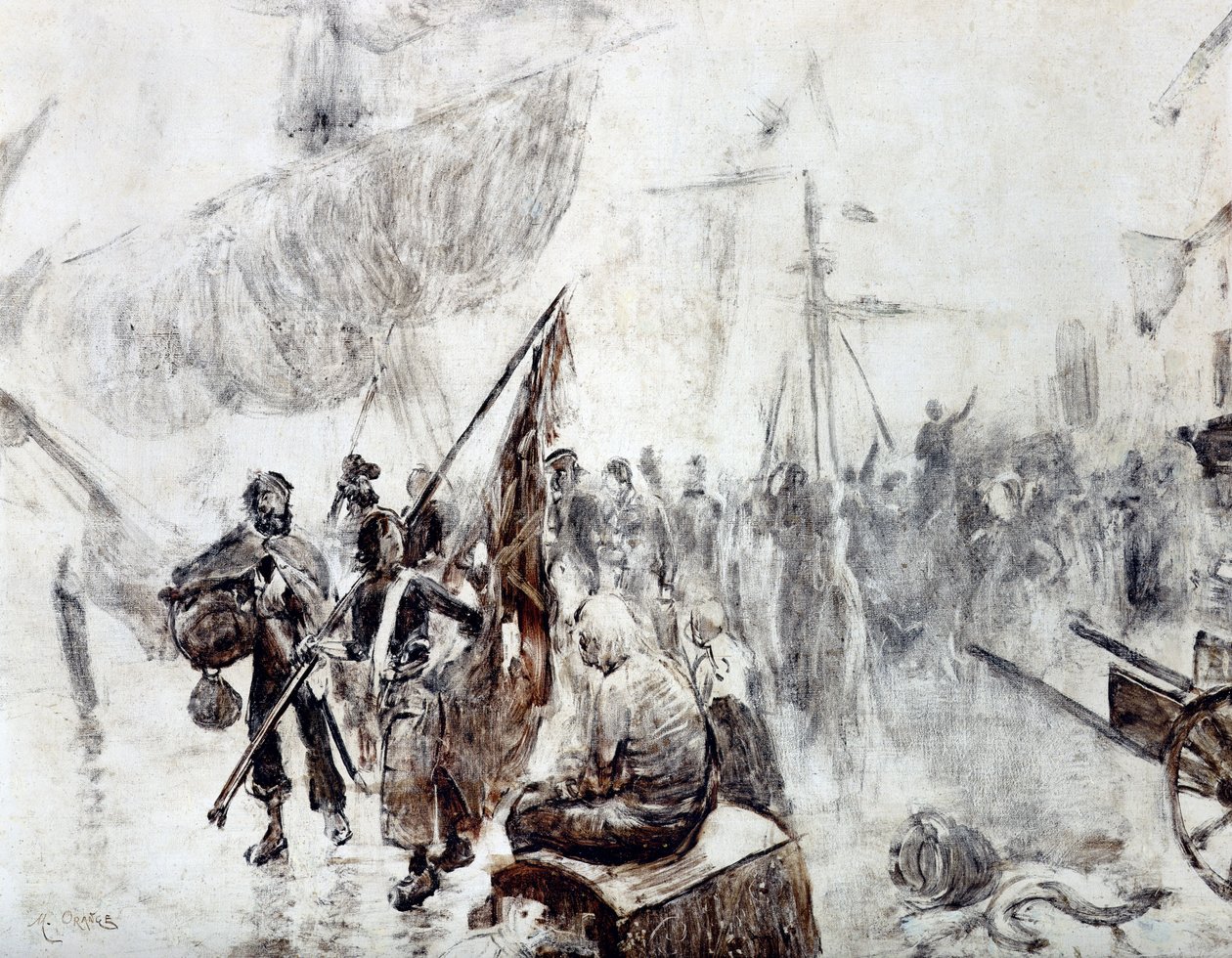 Powrót Korsarzy autorstwa Maurice Henri Orange