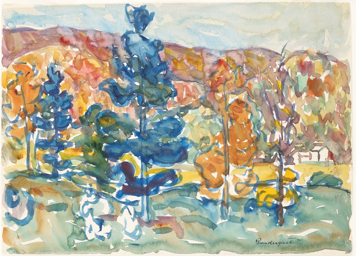 Jesień autorstwa Maurice Brazil Prendergast