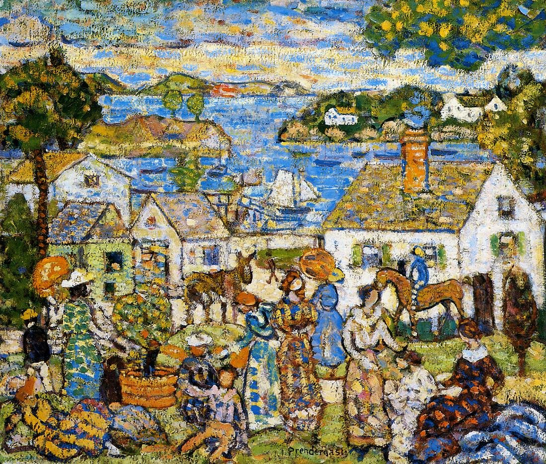 Port w Nowej Anglii autorstwa Maurice Brazil Prendergast