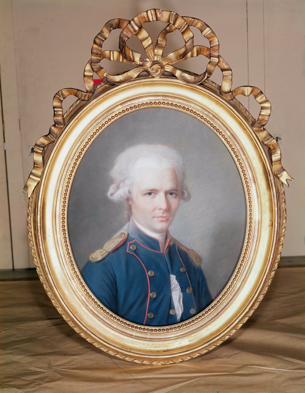 Generał Pierre Choderlos de Laclos (1741-1803) (pastel na papierze) autorstwa Maurice Quentin de La Tour