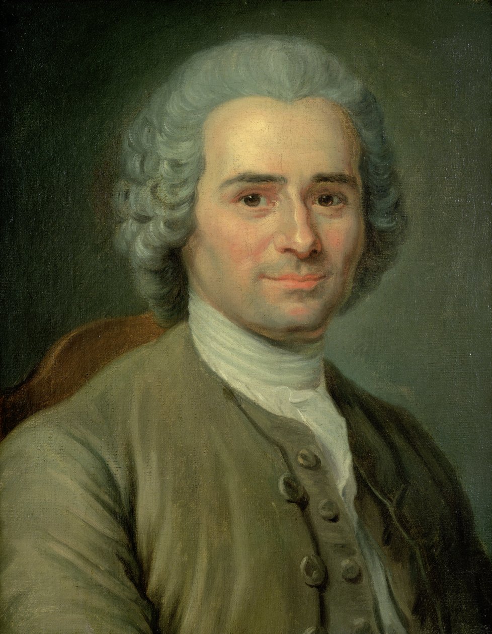 Jean-Jacques Rousseau (1712-78) autorstwa Maurice Quentin de La Tour