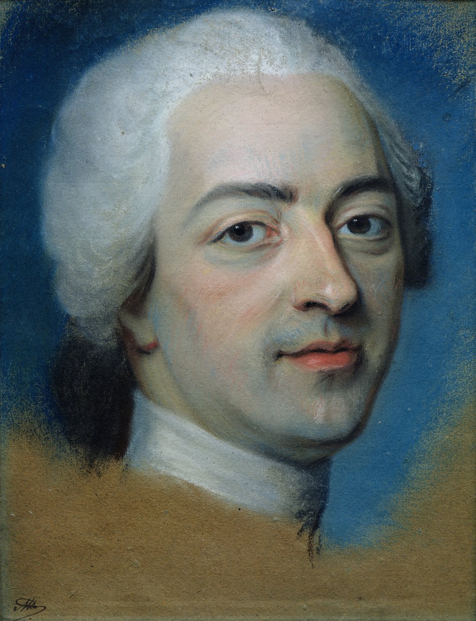 Ludwik XV (1710-1774) król Francji i Nawarry, po 1730 (pastel na papierze) autorstwa Maurice Quentin de La Tour