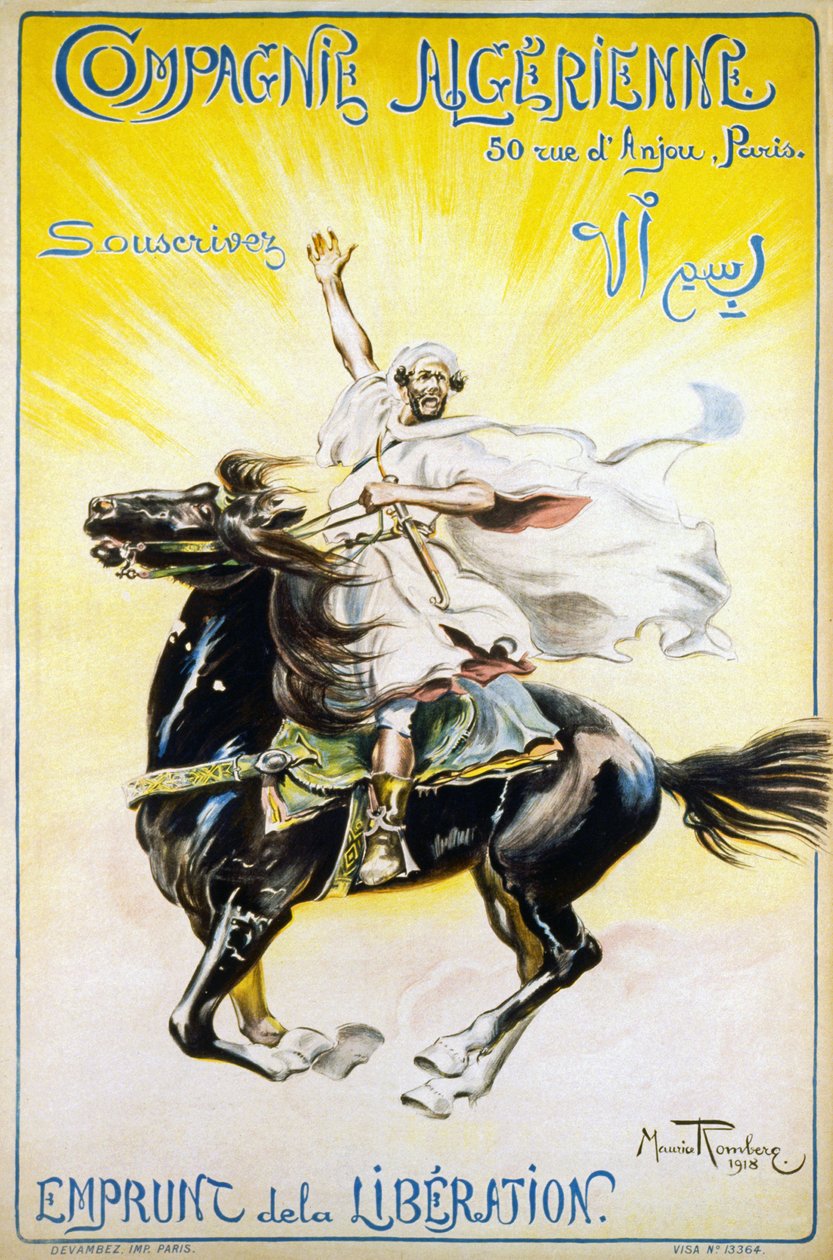 Spółka algierska - subskrypcja - pożyczka wolnościowa, 1918 r. autorstwa Maurice Romberg
