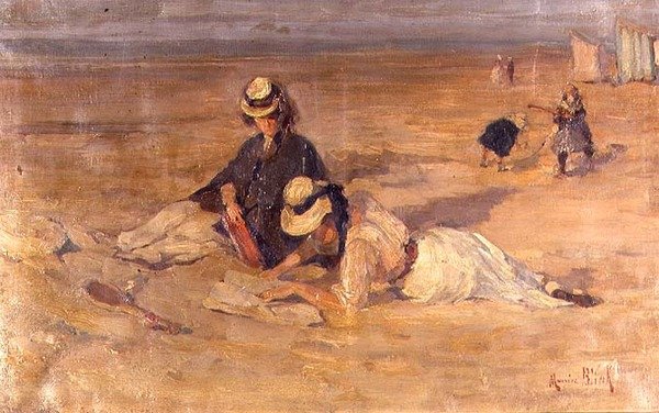 Na plaży autorstwa Maurice Blieck