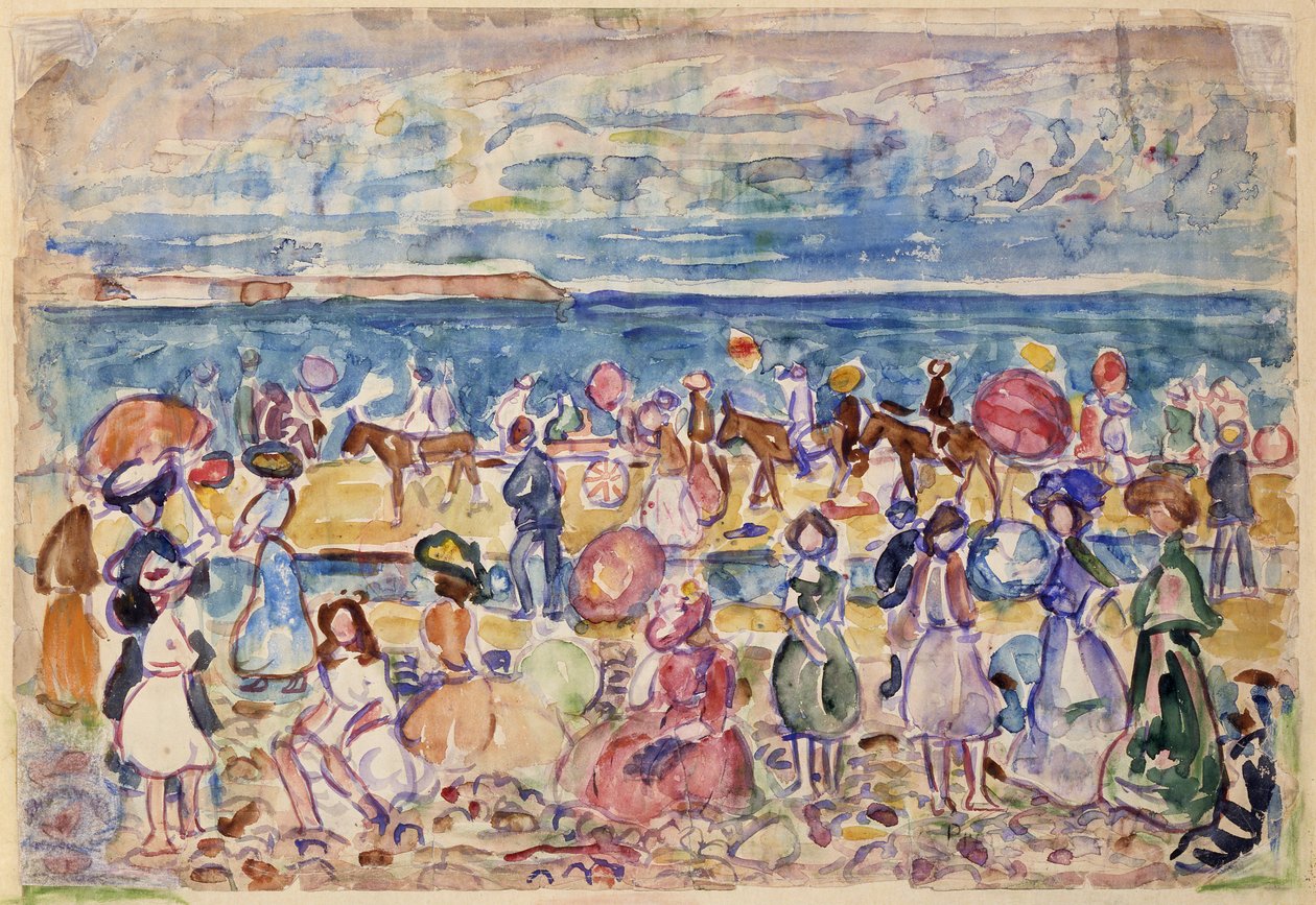 Wakacje w Nowej Anglii, ca. 1910-1911. autorstwa Maurice Brazil Prendergast