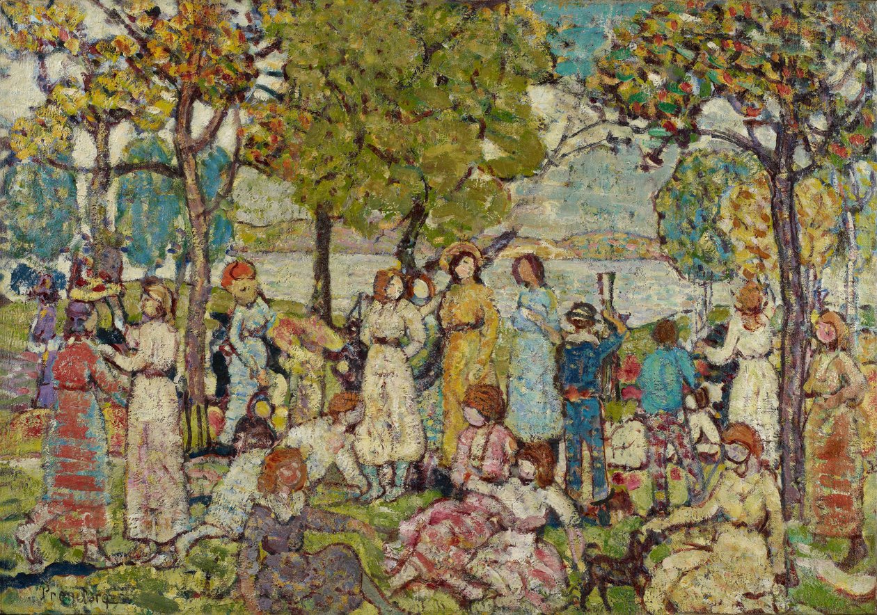Баярын өдрүүд, 1920 он autorstwa Maurice Brazil Prendergast