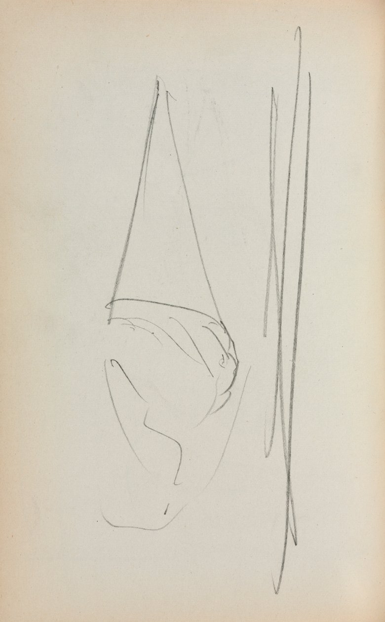 Szkicownik włoski: Sail page 69, 1898-1899. autorstwa Maurice Brazil Prendergast