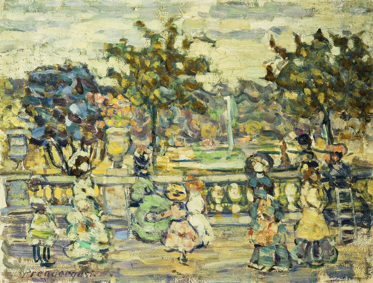Promenada, autorstwa Maurice Brazil Prendergast