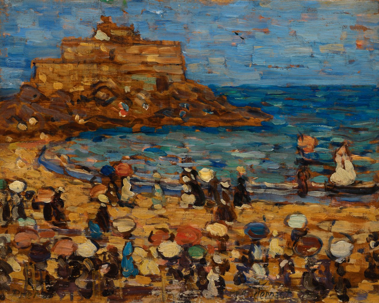Seascape – św. Mâlo autorstwa Maurice Brazil Prendergast