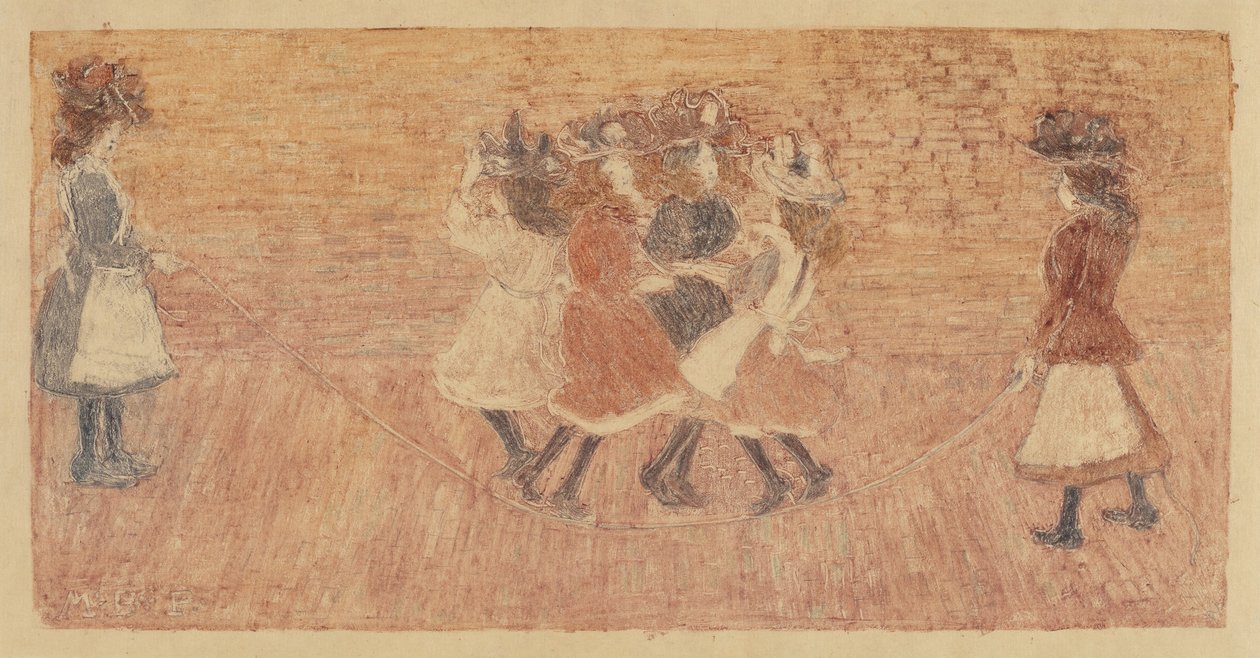 Skakanka, 18921895. autorstwa Maurice Brazil Prendergast