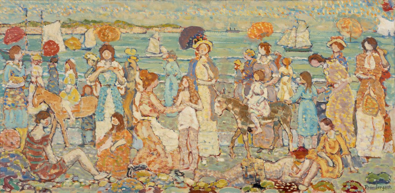 Plaża "Nr 3""" autorstwa Maurice Brazil Prendergast