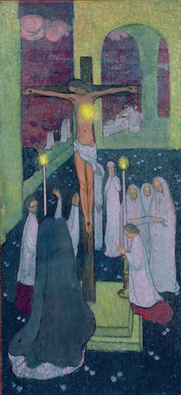 Ukrzyżowane Najświętsze Serce, 1894 autorstwa Maurice Denis